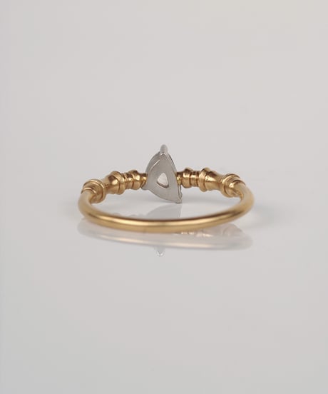 One of kind / Natural Diamond Ring ＜K18YG/Pt＞ - R380YGPT