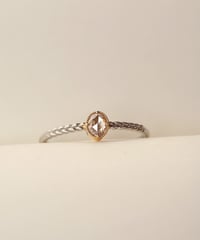 One of kind / Natural Diamond Ring ＜Pt/K18YG＞ - R222PTYG