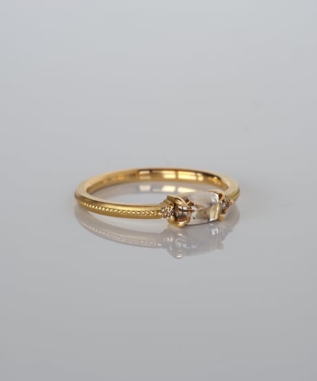 One of kind / Natural Diamond Ring ＜K18YG＞ - R541YG