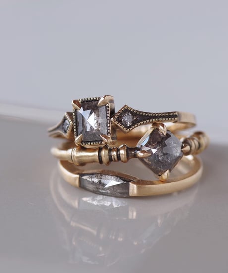 One of kind / Diamond Ring ＜K18YG＞ - R428CYG