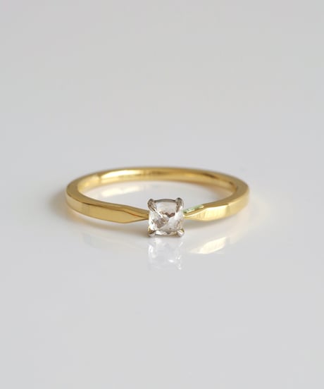 One of kind / Natural Diamond Ring ＜K18YG＞ -  R277YGPT