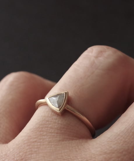 One of a kind / Diamond Ring ＜K18YG＞ - R416CYG
