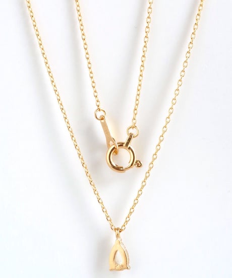 One of a kind / Rosecut Diamond Necklace ＜K18YG＞ - NR166C