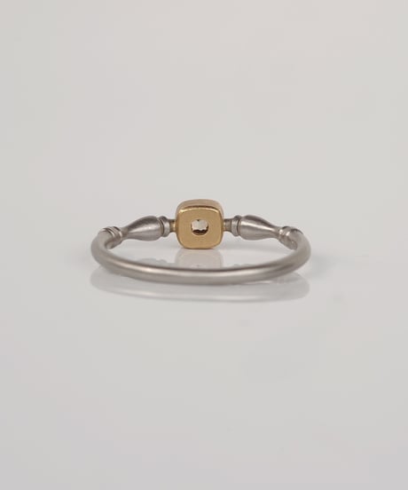One of kind / Natural Diamond Ring ＜Pt/K18YG＞ - R224PTYG