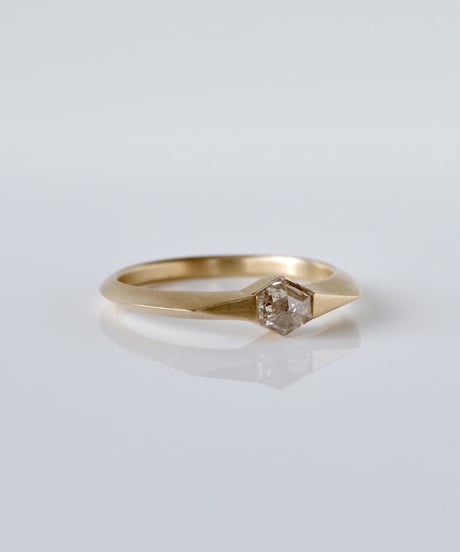 One of kind / Diamond Ring ＜K18YG＞ -R344C
