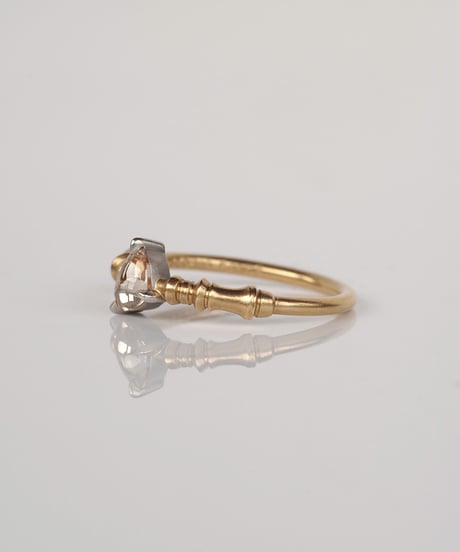 One of kind / Natural Diamond Ring ＜K18YG/Pt＞ - R380YGPT