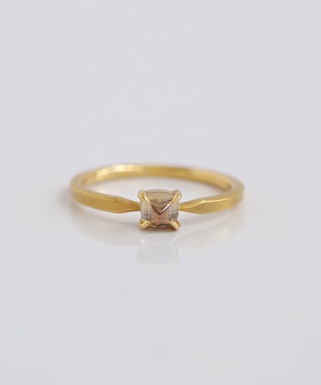 One of kind / Cabochon Diamond ring ＜K18YG＞ - R465YG/CB