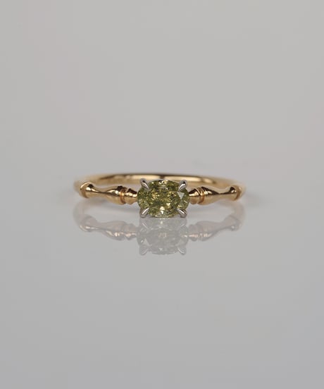 One of kind / Natural Diamond Ring ＜K18YG/Pt＞ - R592YGPT