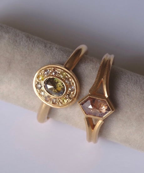 One of kind / Diamond Ring ＜K18YG＞ - R570CYG