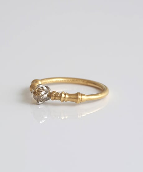 One of kind / Natural Diamond Ring ＜K18YG＞ - R365YGPT