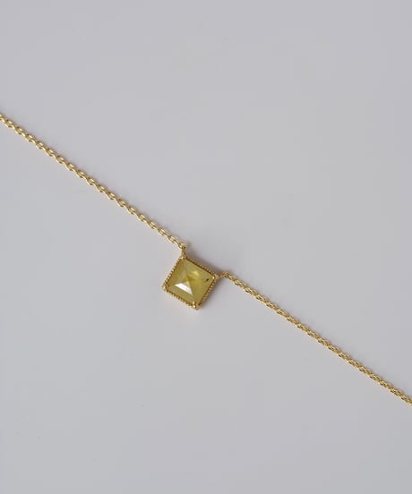 One of a kind / Natural Diamond Necklace ＜K18YG＞ - N441YG