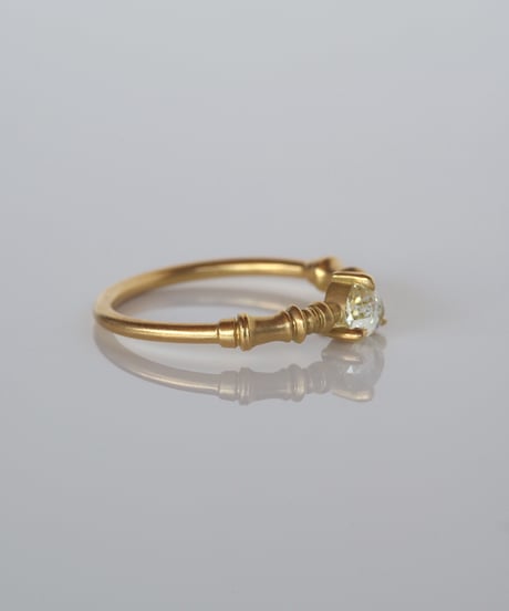 One of kind / Natural Diamond Ring ＜K18YG＞ - R392YG