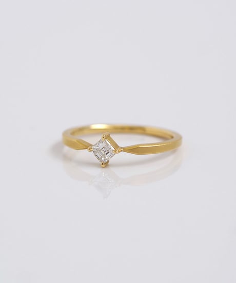 One of kind / Diamond ring【CGL】＜K18YG＞ - R203YG