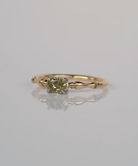 One of kind / Natural Diamond Ring ＜K18YG/Pt＞ - R592YGPT