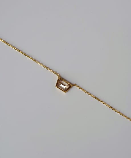 One of a kind / Natural Diamond Necklace ＜K18YG＞ - N345YG