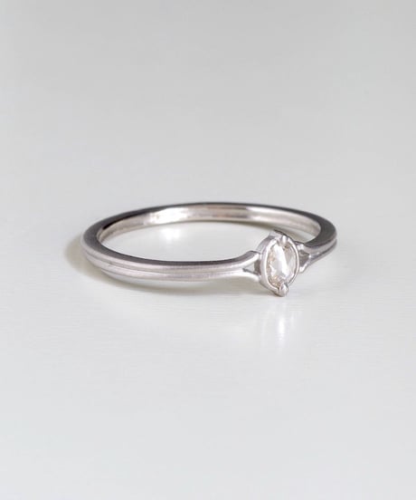 One of kind / Rosecut Diamond Ring ＜PT950＞ -RR090C