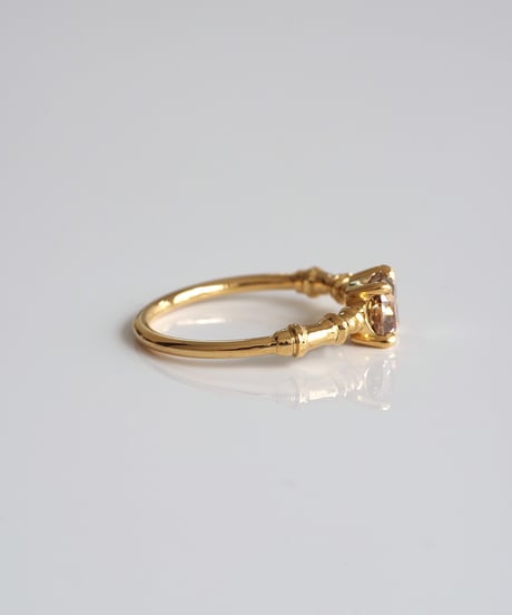 One of kind / Fancy Brown Diamond Ring ＜K18YG＞ - R1034YG