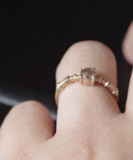 One of kind / Diamond Ring ＜K18YG＞ -R750CYG