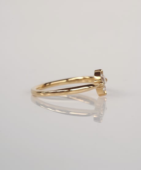One of kind / Natural Diamond Ring ＜K18YG＞ - RC227YG