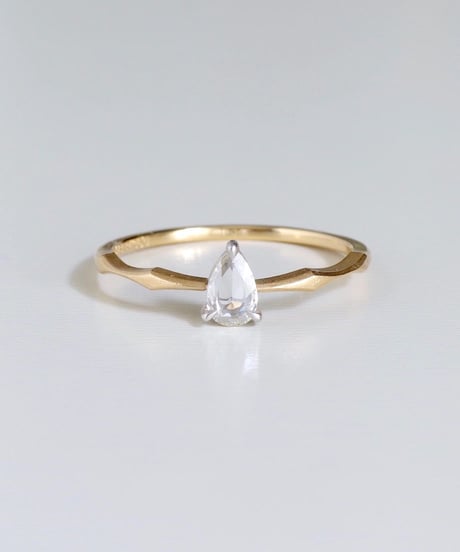 One of kind / Rosecut Diamond Ring ＜K18YG/PT950＞ -RR152C