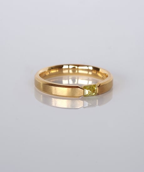One of a kind / Natural Diamond Ring ＜K18YG＞ - R208YG