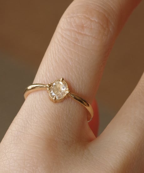 One of kind / Natural Diamond Ring ＜K18YG＞ - RC227YG