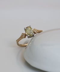 One of kind / Diamond Ring ＜K18YG,Pt900＞ -R984CYGPT