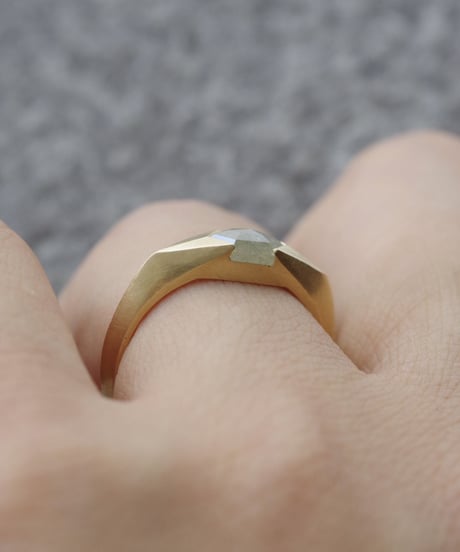 One of kind / Diamond Ring ＜K18YG＞ -RFCYG