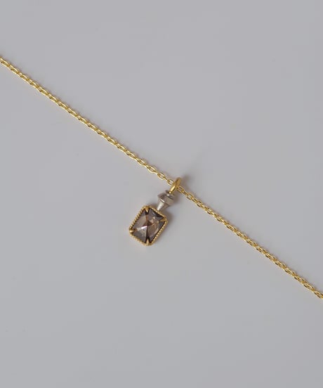 One of a kind / Natural Diamond Necklace ＜K18YG/Pt＞ - N360YGPT