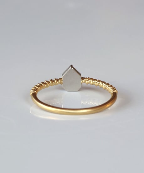 One of kind / Diamond Ring ＜K18YG,Pt900＞ - R416CYGPT