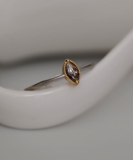 One of kind / Diamond Ring ＜Pt900, K18YG＞ - R248CPTYG