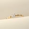【 FANCY WHITE 】One of kind / Natural Diamond Ring <K18YG/Pt> - RW211YGPT