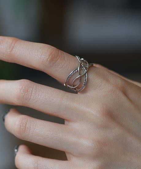 YARN cuff ring - Ⅰ ＜Pt900＞