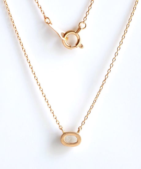 One of a kind / Rosecut Diamond Necklace ＜K18YG＞ - NR152C