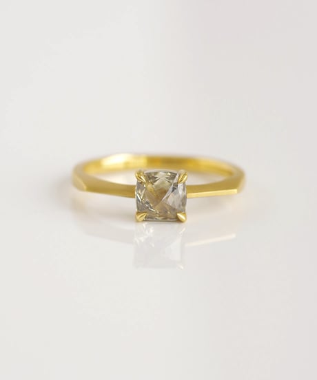 One of kind / Natural Diamond ring ＜K18YG＞ - R948YG