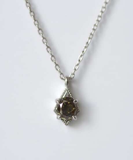 One of a kind / Natural Diamond Necklace ＜PT900＞ - N310C