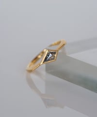 One of kind / Natural Diamond Ring ＜K18YG＞ - R526YG