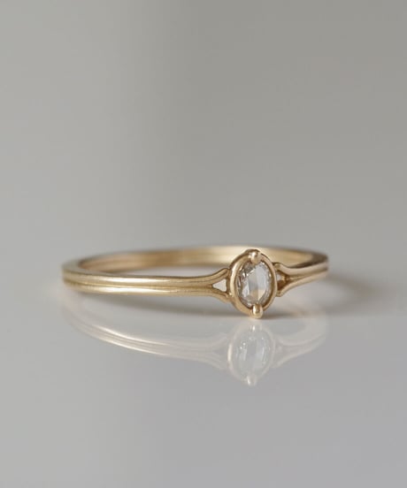 One of a kind / Rosecut diamond Ring ＜K18YG＞ - RR070C