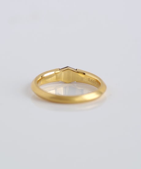 One of kind / Natural color Diamond ring ＜K18YG＞ - R451YG