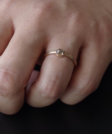 One of kind / Diamond Ring ＜K18YG＞ -R296C