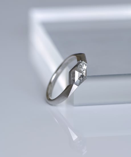 One of kind / Diamond Ring ＜Pt900＞ -R850CPT
