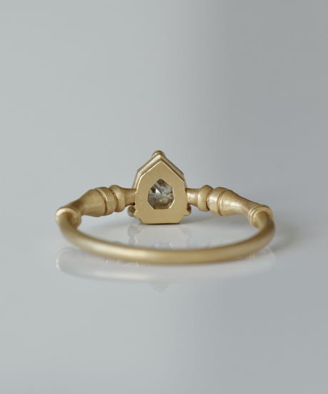 One of a kind / Diamond Ring ＜K18YG＞ - R621C