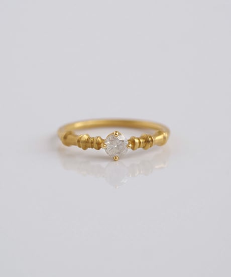 One of kind / Natural Diamond ring ＜K18YG＞ - R289YG