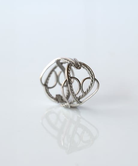 YARN cuff ring - Ⅱ ＜Pt900＞