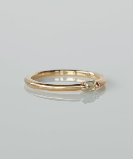 One of kind / Natural Diamond Ring ＜K18YG＞ - R163YG