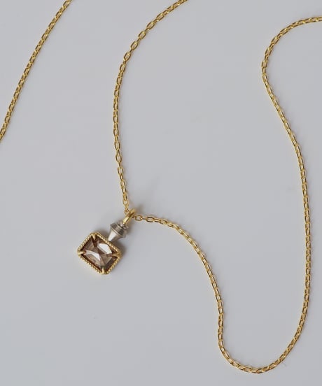 One of a kind / Natural Diamond Necklace ＜K18YG/Pt＞ - N297YGPT