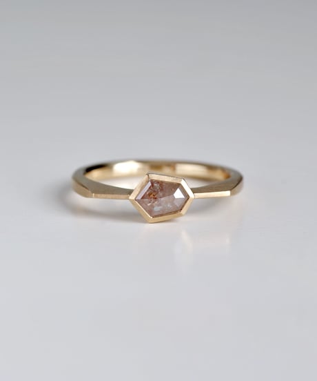 One of a kind / Diamond Ring ＜K18YG＞ - R488C