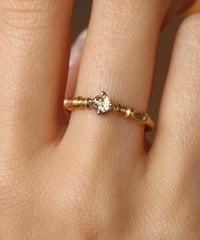 One of kind / Natural Diamond Ring ＜K18YG＞ - R365YGPT
