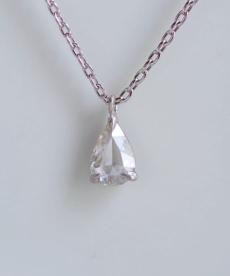 One of a kind / Rosecut Diamond Necklace ＜PT850＞ - NR159C