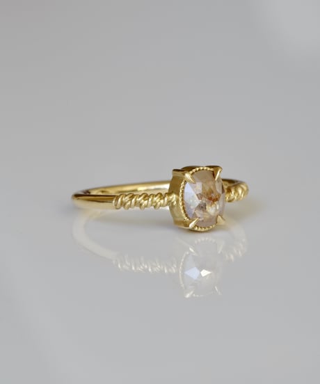 One of kind / Diamond Ring ＜K18YG＞ -R638CYG